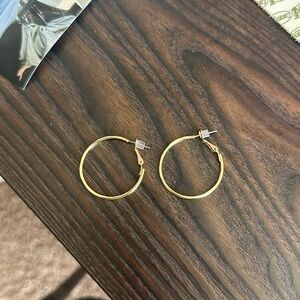 Gold earrings